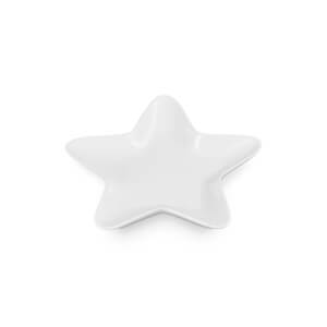 Le Creuset White Stoneware Star Plate 20cm